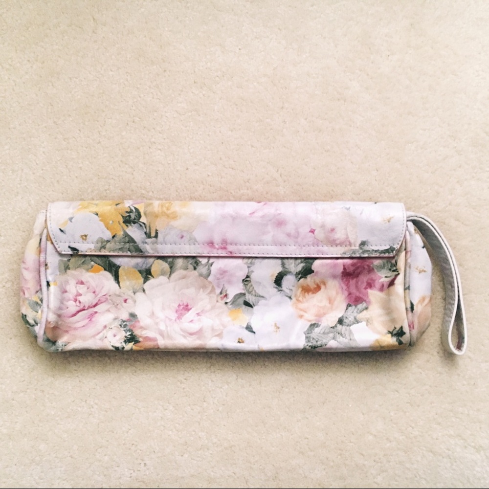 Maurizio Taiuti floral long baguette clutch